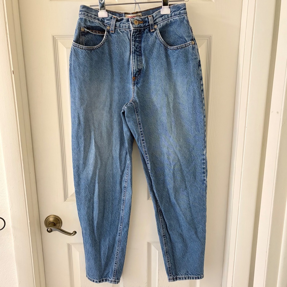 Vintage LondonJean USA Made Mom Jeans Womens 10 High Rise Tapered 100% Cotton